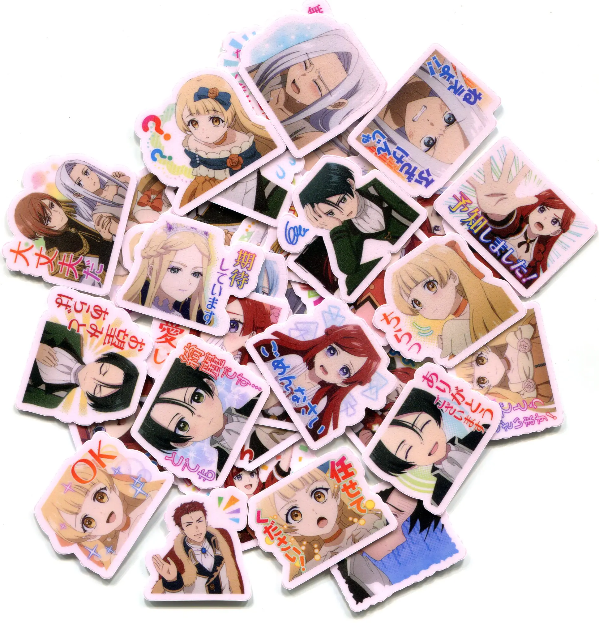 40PCS The Most Heretical Last Boss Queen: From Villainess to Savior 3CM WATERPROOF STICKER