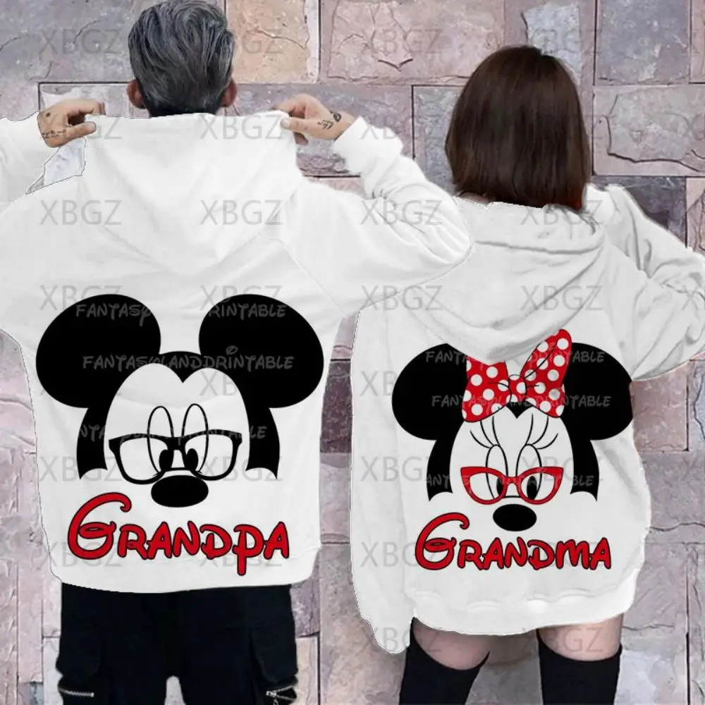 Sweatshirt Woman Y2k Disney Men\'s Sweatshirts Children\'s Hoodie Women\'s Couple Outfit 2022 Hoodies Mickey Clothing Fashion Top