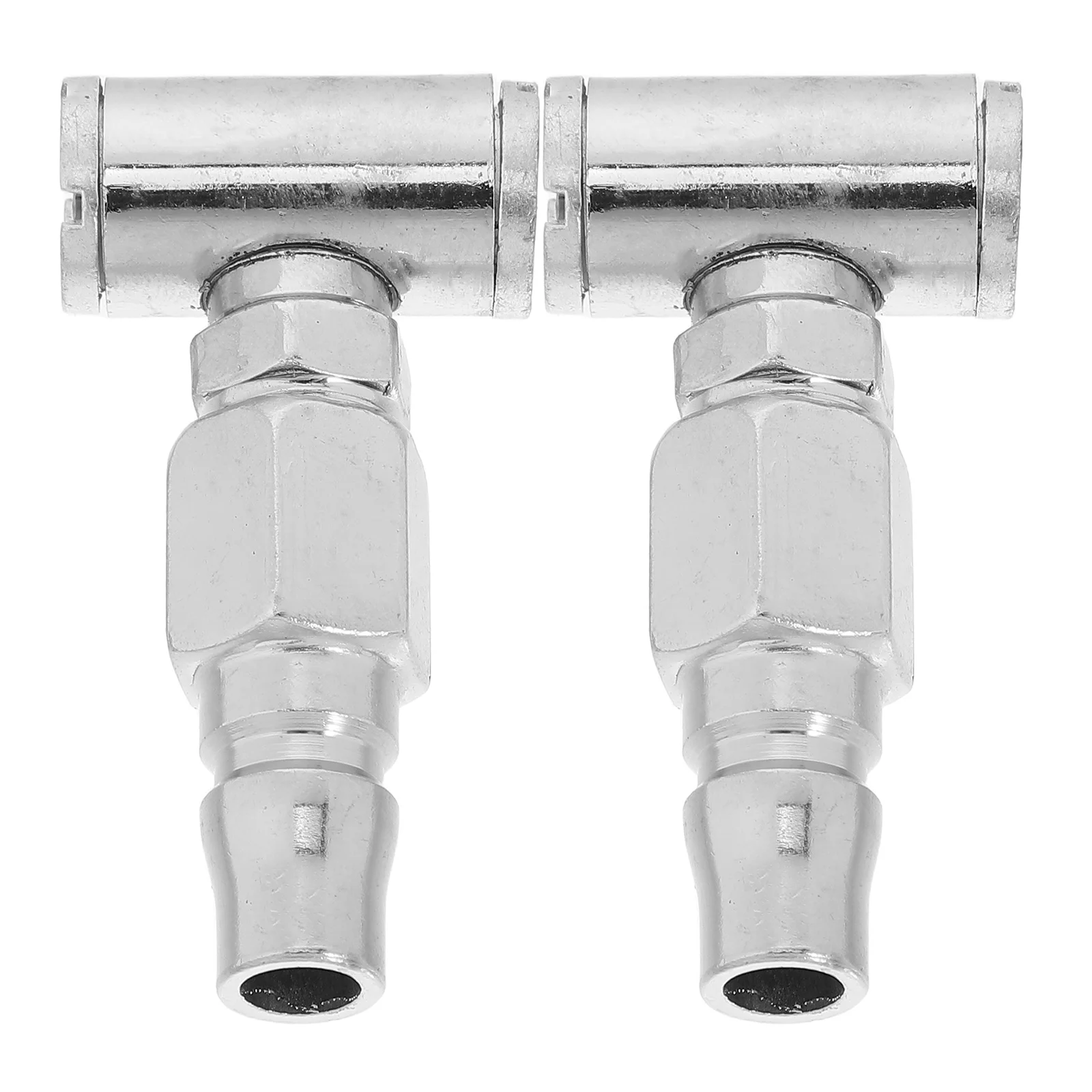 

Dual Head Tire Inflator Nozzle Portable Leakproof Air Pump Chuck Bike Motorbike Bicycle Accessories Durable Iron Inflatable Pump