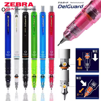 Zebra Mechanical Pencil MA85 Not Easy To Break The Core Delguard 0.5mm Student Writing Drawing Pencil School Supplies Stationery