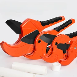 Pipe Cutter Plumber Scissors Ratcheting PVC PPR Plastic Hoses and Plumbing Cutter Tool for Pipeline Construction Maintenance