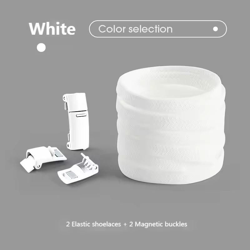 Magnetic Lock Shoelaces without ties Colorful Elastic Laces Sneakers No Tie Shoe laces Kids Adult Flat Shoelace Rubber Bands - Image 23