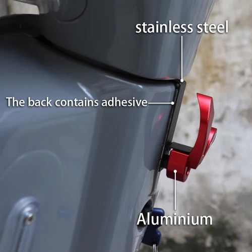 Imagen 2 del producto Gancho para casco de motocicleta, colgador de soporte para bolsa de equipaje, accesorios para VESPA Sprint150 Primavera150 Primavera 150 Sprint 150