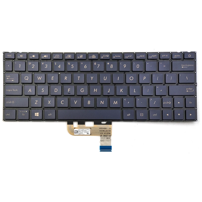 New For Asus ZenBook UX333 UX333F UX333FA UX333FA-AB77 UX333FA-DH51 UX333FAC-XS77 UX333FN Laptop Keyboard US Backlit