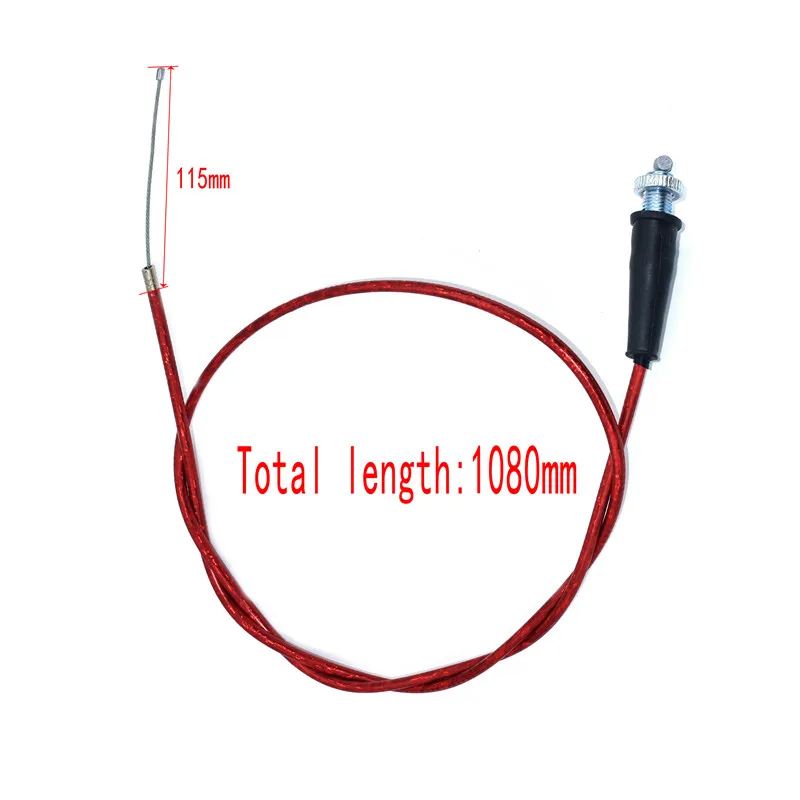 Motorcycle Throttle Cable 950MM 1080MM 1200MM Straight Connection For Dirt Pit Bike Motocross XR50 CRF50 CRF70 KLX 110 125