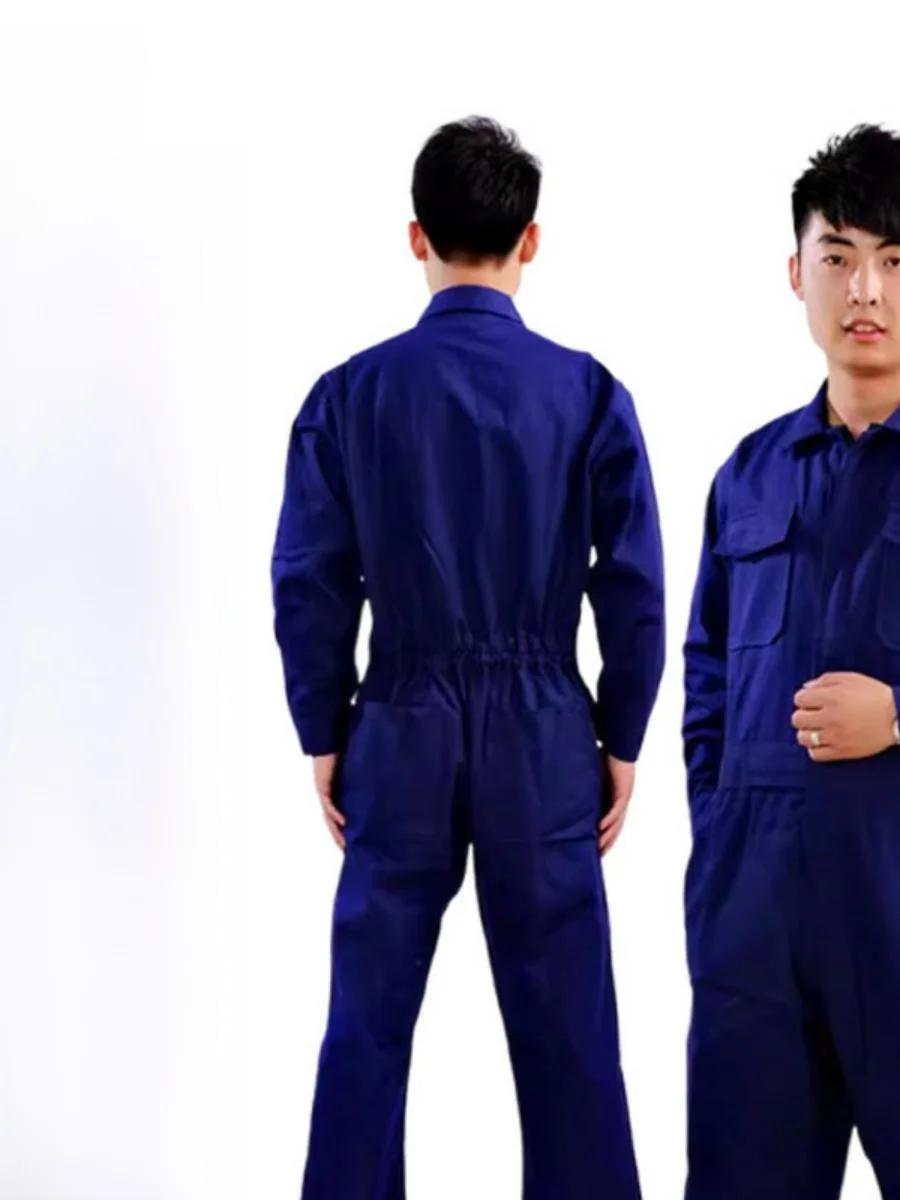 

Reflective Stripe Overall Workwear Printed Logo Se Work Suit Cotton Blend Fabric Spring Summer Men's Work orm Suit