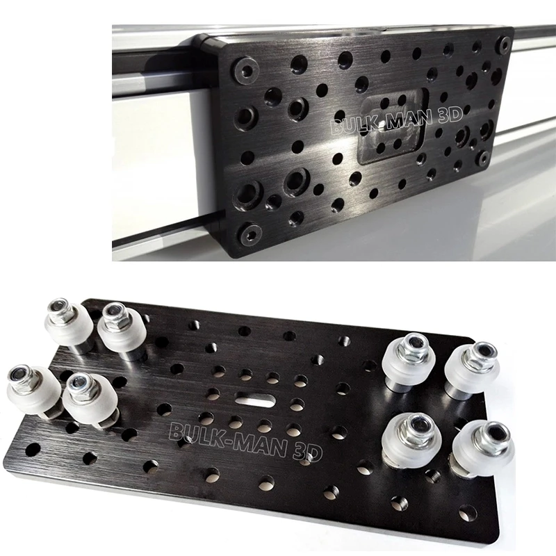 OpenBuilds Double Wide C-Beam Gantry Plate Set with V Wheels Pulley for V-Slot Aluminum Profile CNC Router 3D Printer Parts
