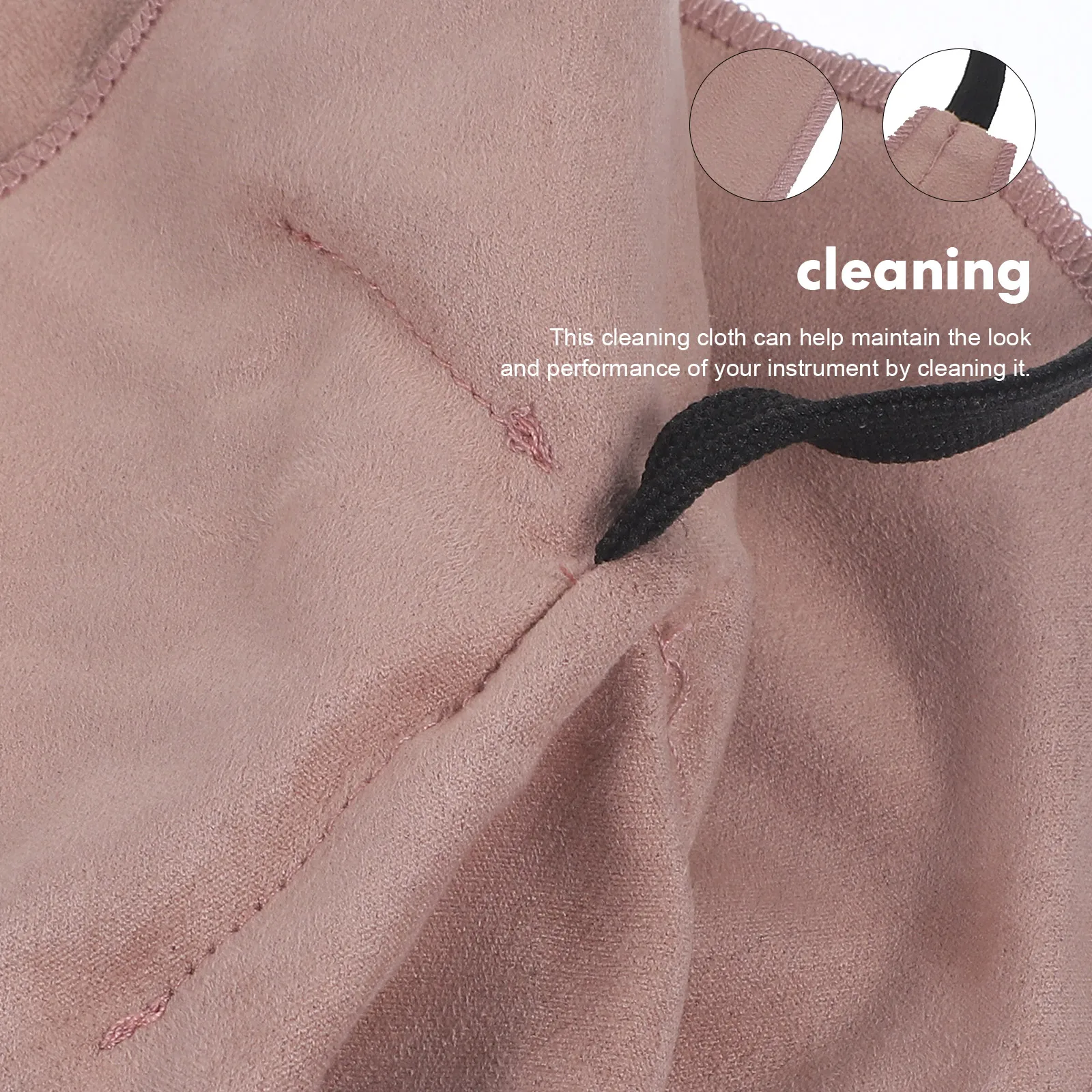 

2 Pcs Saxophone Cleaning Care Towel Cloths Tools Maintenance Clarinet Fabric Cleaner Kit
