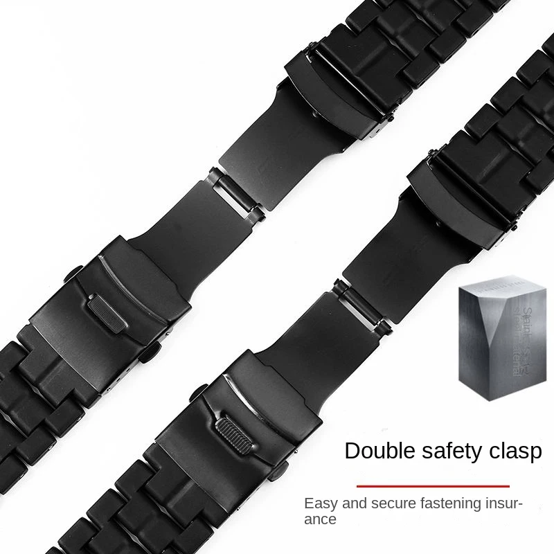 Plastic Steel Watchband For Luminox Watch 0151 0351 3050 3080 8800 Series Sports man Bracelet Time Watch Strap Black 23mm