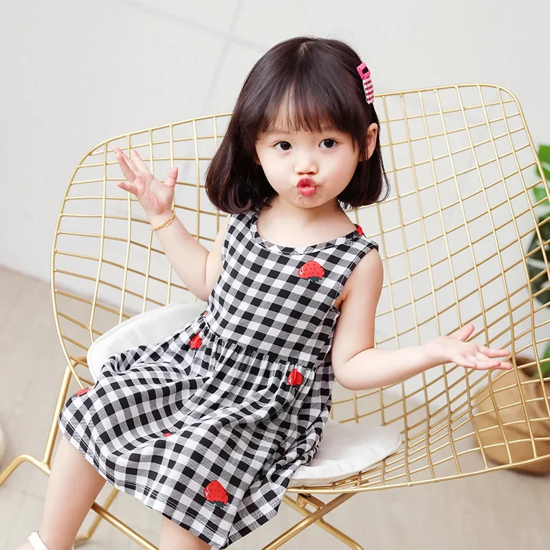 Baby Dress Lovely Summer Infant Baby Girl Ruffle Floral Dress Sundress Briefs Outfits Flower Dress 2023