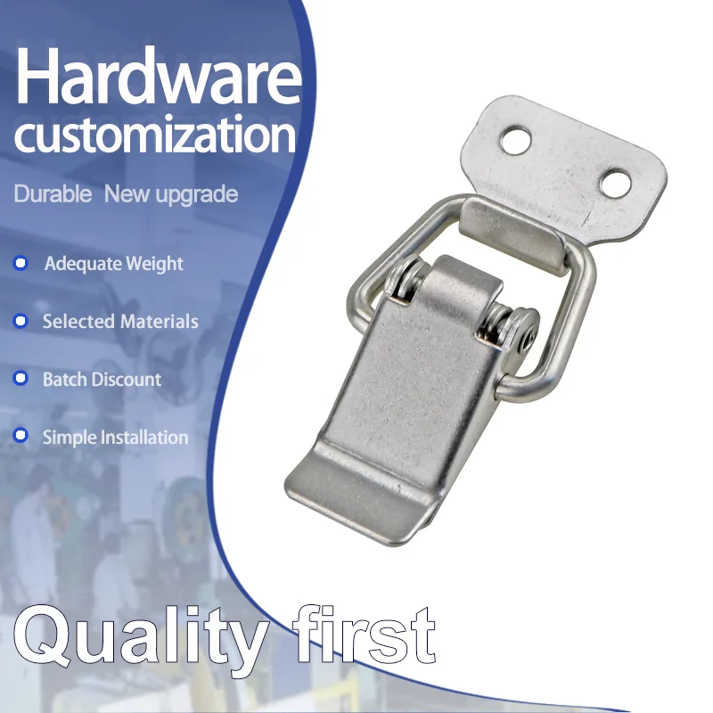 

304 Stainless Steel Lock for Industrial Hardware Toolboxes Flight Cases Medical Equipment and Box/Bag Applications