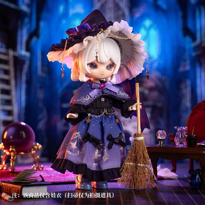 

SIMONTOYS Nina The Witch 12 Points BJD Movable Doll Ob11 Hand-made Doll Clothes Figure Ornaments Costume
