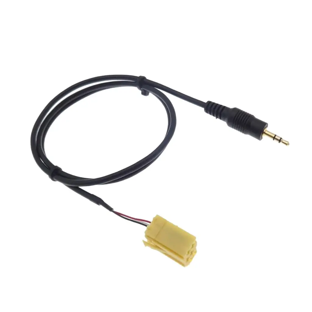 Car Audio Cable Copper Core Stereo 150CM Adapter for Compatible Citroen C2 RD9 Head Unit Music Devices