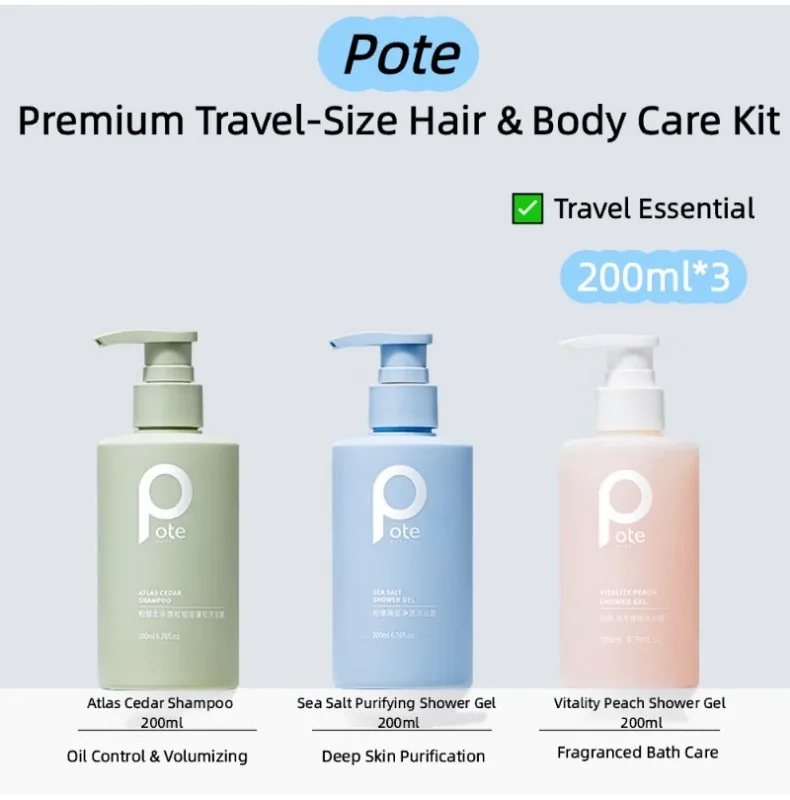 ensemble-de-soins-capillaires-et-corporels-pote-200-ml-3-kit-shampoing-et-gel-douche-shampoing-volumisant-et-regulateur-de-sebum-kit-de-soins-format-voyage-coffret-cadeau
