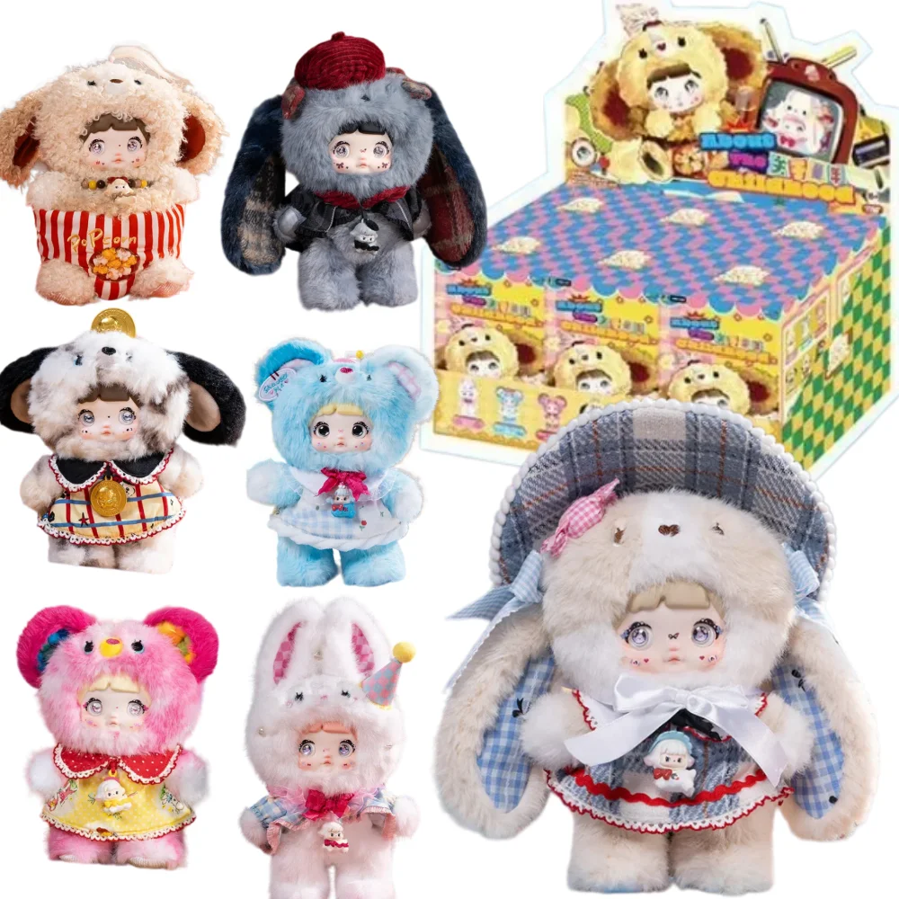 TOPTOY Authentische Nommi Kindheits-Serie Vinyl-Plüsch-Blindbox Niedliche Trendige Puppe Sammlerfigur Spielzeug Geburtstagsgeschenk für