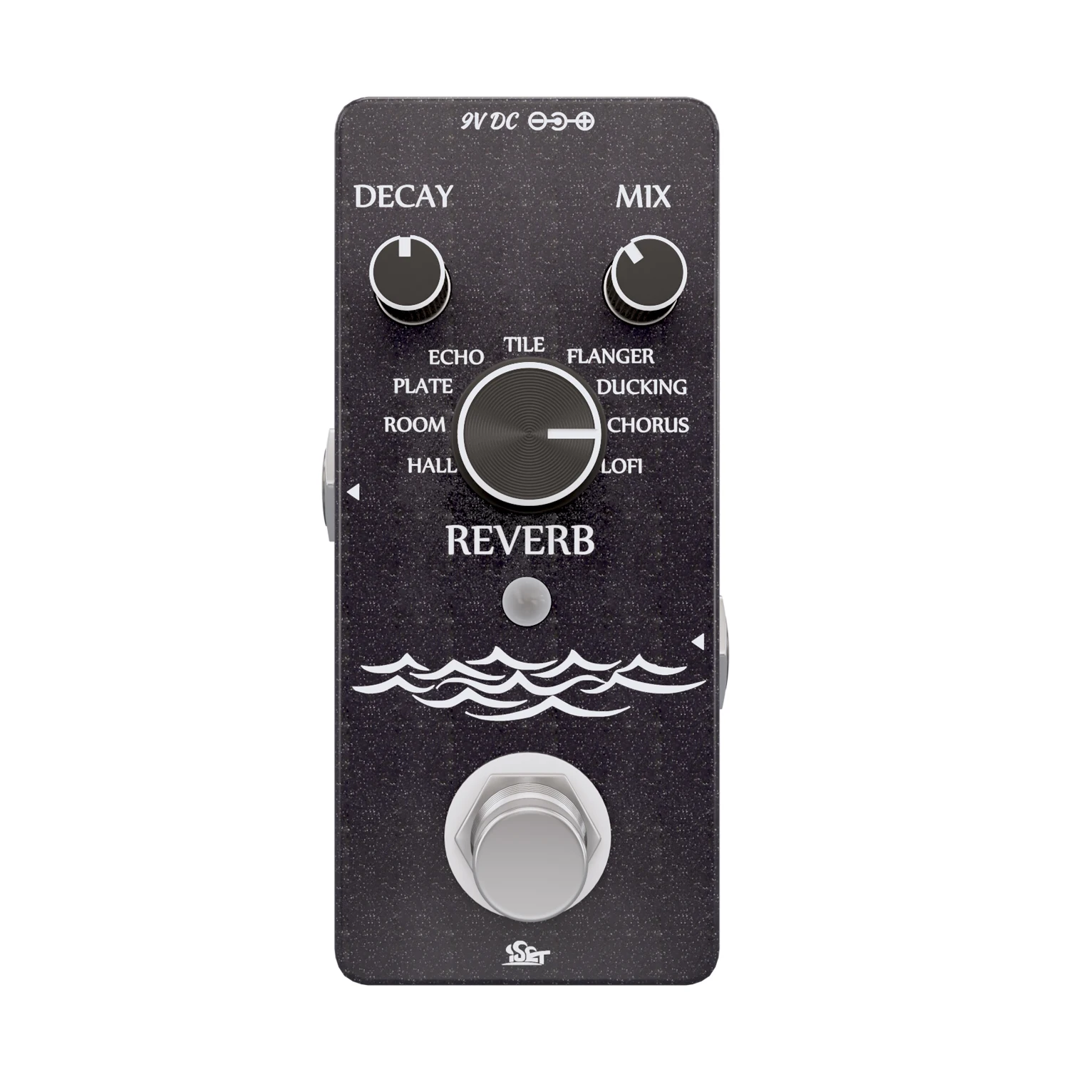 

ISET RB-01 Digital Reverb Guitar Effect Pedal with 9 Modes Guitar Effect Pedal for Electric Guitar Bass True Bypass