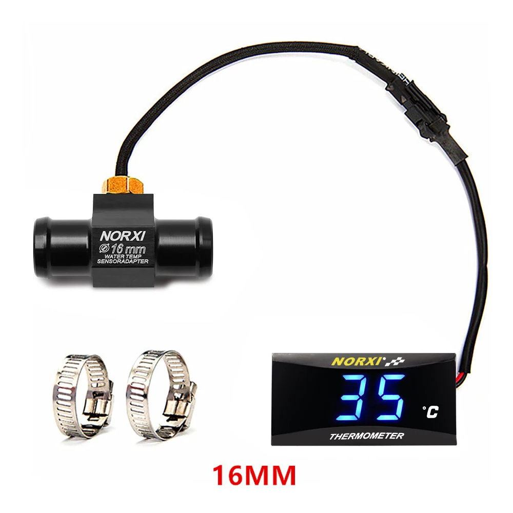 Motorrad-Wassertemperatur-Minimessgerät für XMAX250 300 NMAX CB 400 CB500X Sensor Thermometer Temp Gauges Scooter Racing