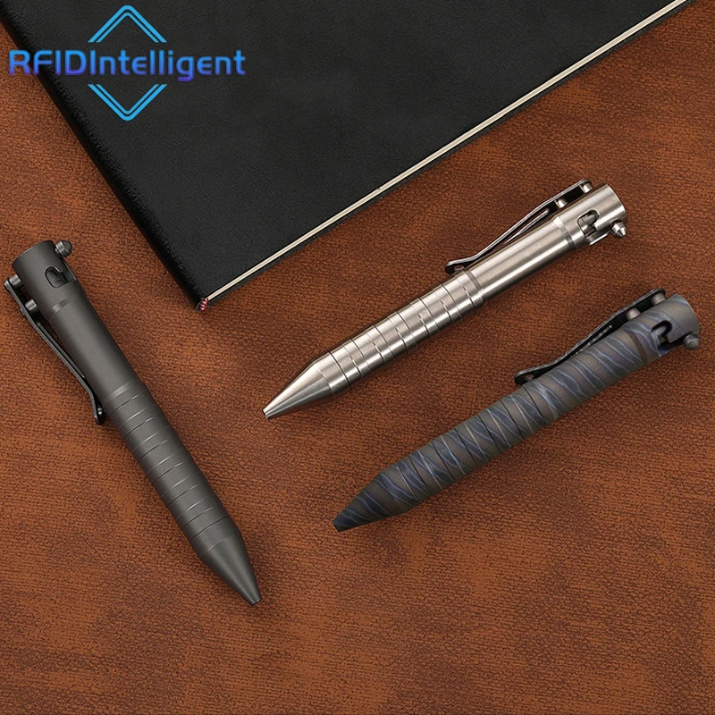 Metal Tactical Business Signature Pen, Heavy Feel Pull Pin, Auto Defesa Caneta Esferográfica, Escritório e Material Escolar, Alta Qualidade