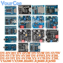 Voice Playback Module DY-SV17F DY-SV5W DY-SV8F DY-HV20T DY-HV8F DY-SV19R SV20F F5WL MP3 Player UART I/O Trigger Amplifier Board
