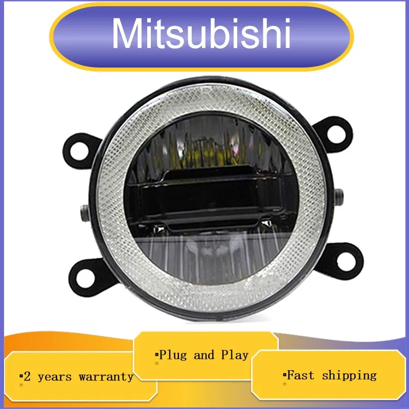 

Car Accessories for Mitsubishi Grandis Fog Light Outlander Pajero ASX Auto Angel Eye Fog Lamp DRL 3 function model