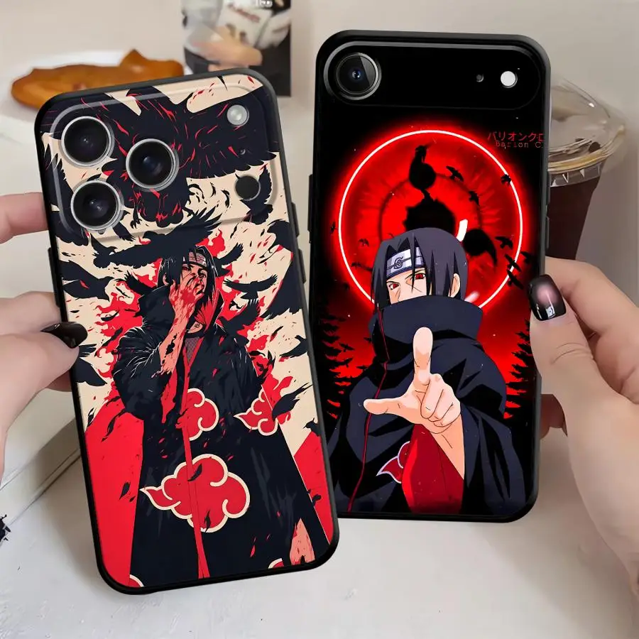 حافظة لهاتف آيفون 7 8 17Air 15 16 14 Plus XR 13 12 11 17 Pro Max XS Max Anime N-NARUTOS