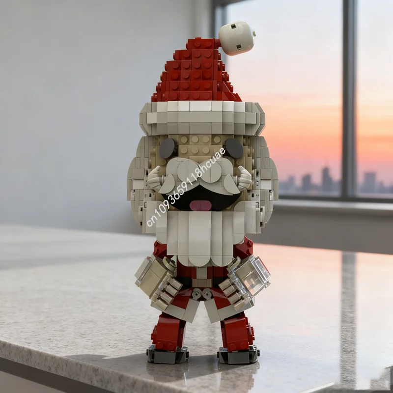 943pcs MOC Sackboy Kerstman Kostuum Seizoensmodel Bouwstenen Architectuur Kerstcadeau DIY Idee Onderwijs Speelgoed Kinderen Verjaardag