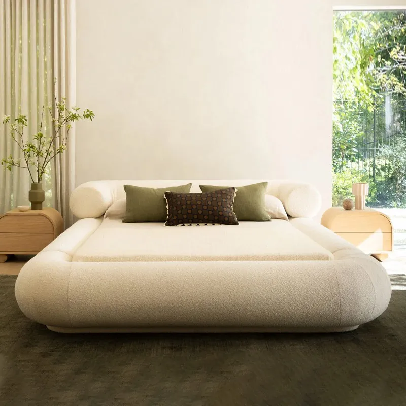Comforter Adult Double Bed Large Luxury Modern Bases Bedroom Double Bed King Size Bedframe Camas De Dormitorio Home Furniture