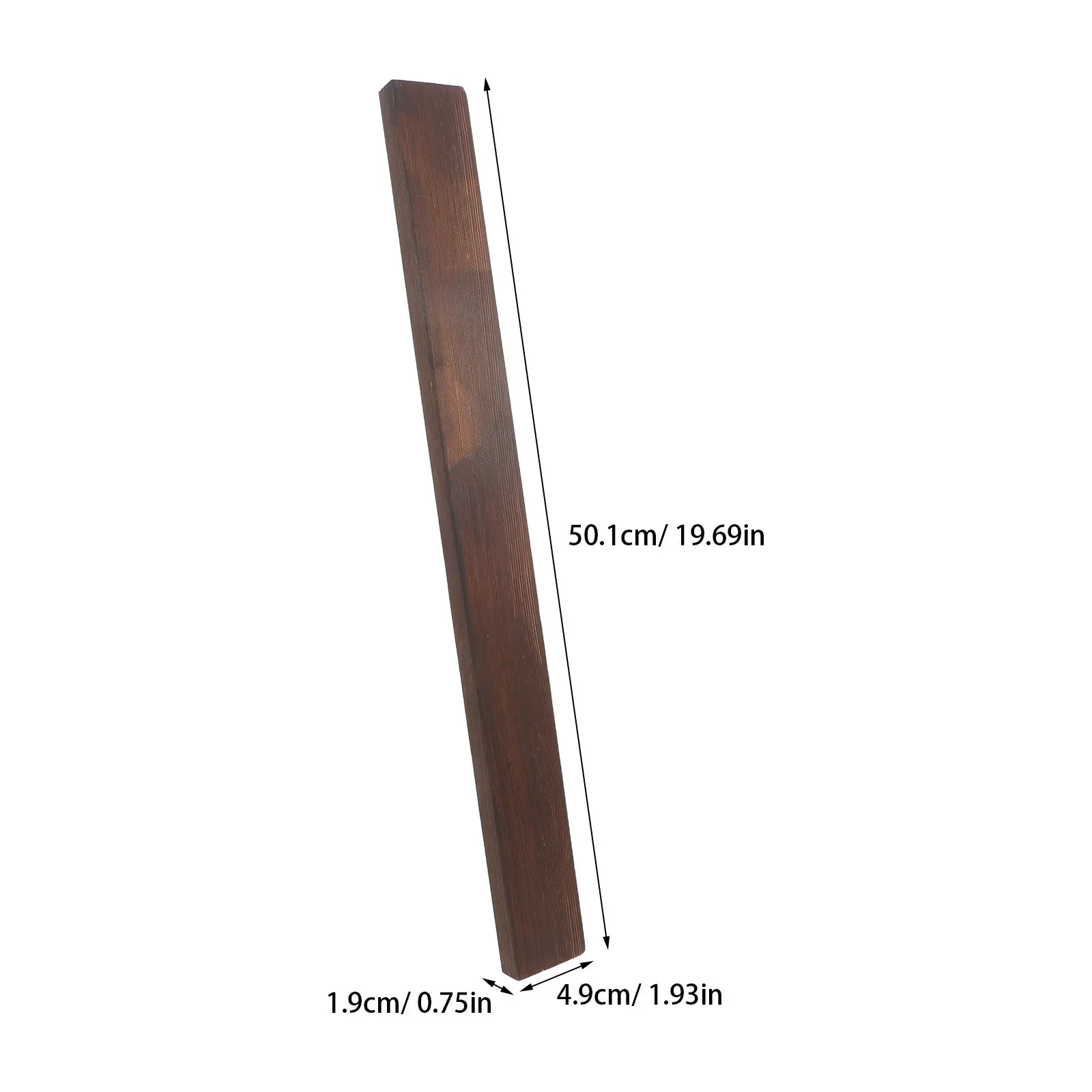 2Pcs Rough Sawn Pressure Treated Wood Planks Outdoor Copper Azole Treated 19.7x1.9x0.75in Garden Fence Ground Contact Lumber