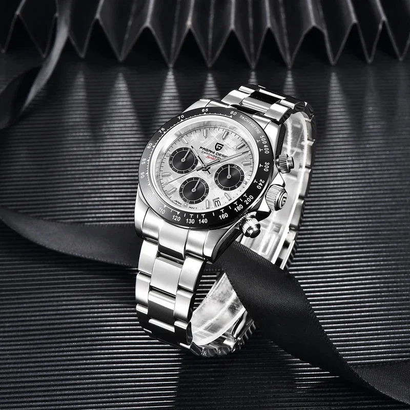 PD-1644 OS20 PAGANI DESIGN Men Chronograph Quartz Watch, 134G Light Weight Waterproof Sapphire Glass Male Wristwatch