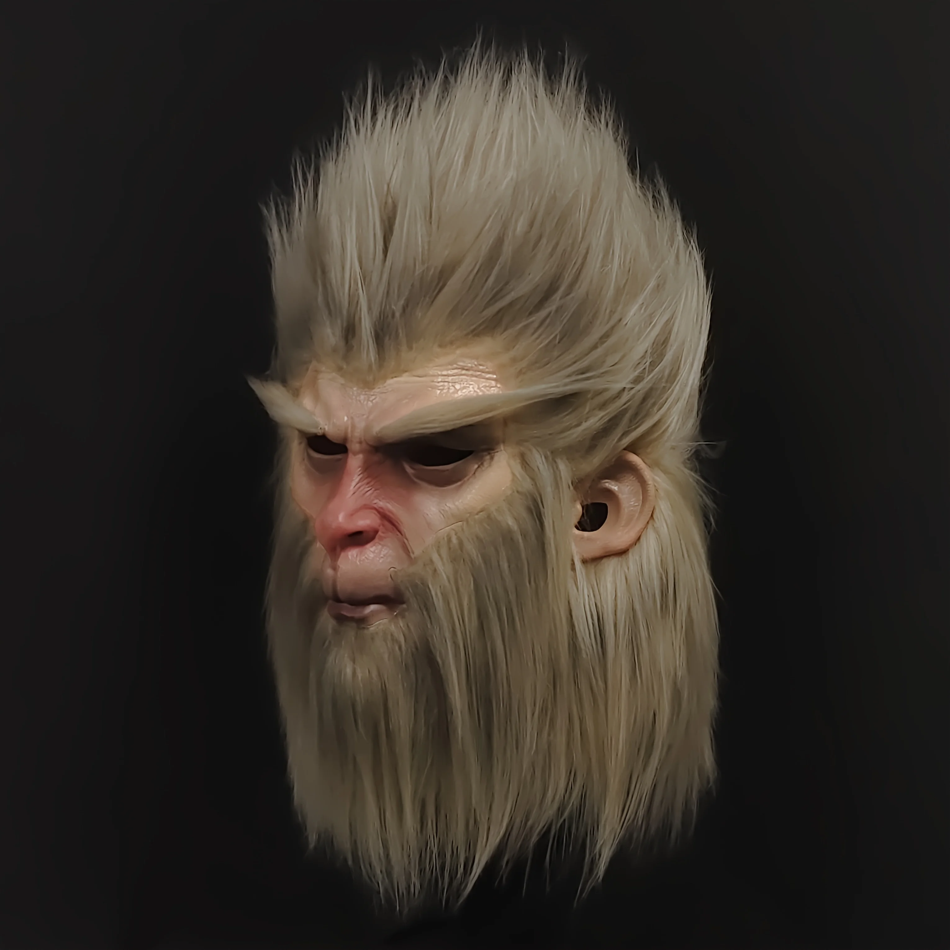 Monkey King Mask Full Face Latex Cosplay Performance Costume Mask Party Props Halloween Decoration Accessories Gift