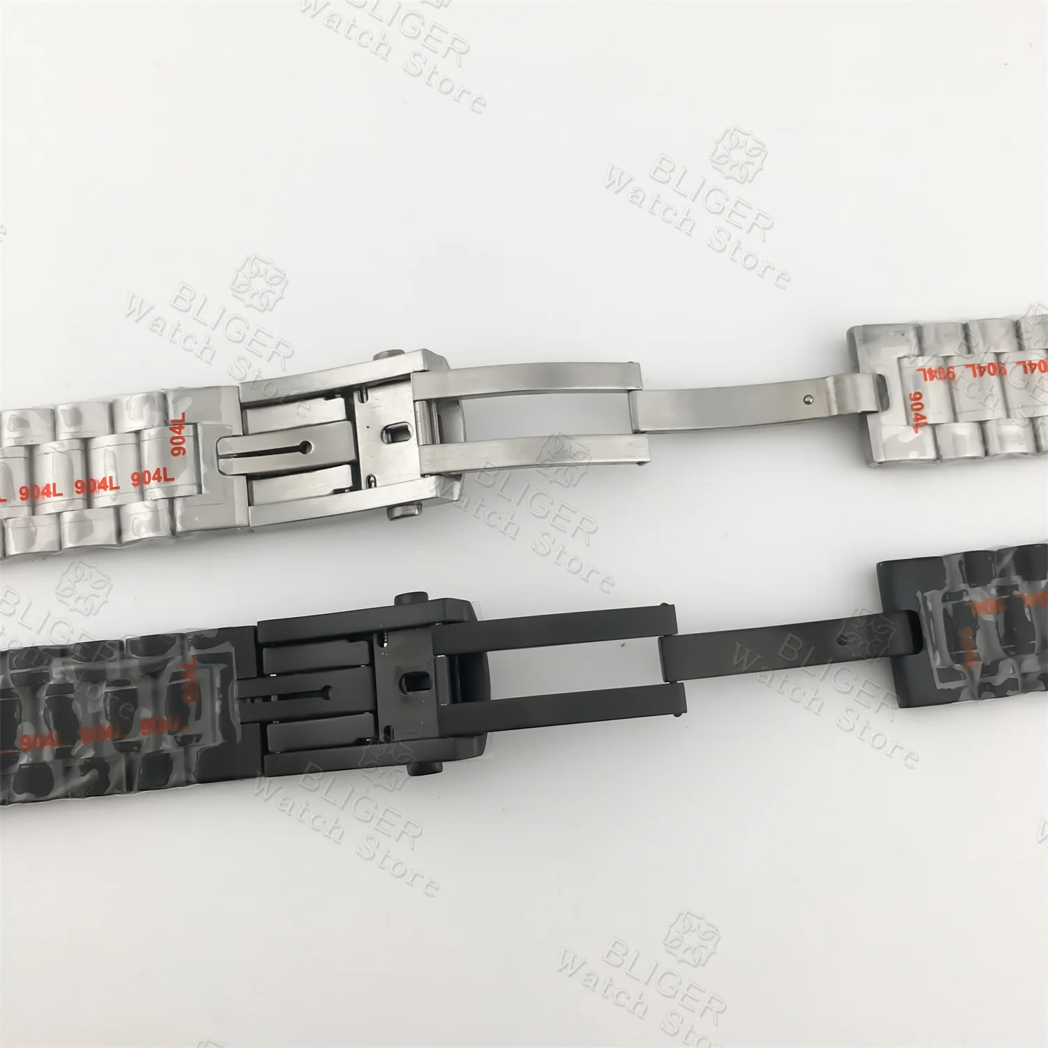 Correa de reloj de 20mm de alta calidad para caja de lunas VK63, correa de reloj de acero inoxidable, pulsera de lunas