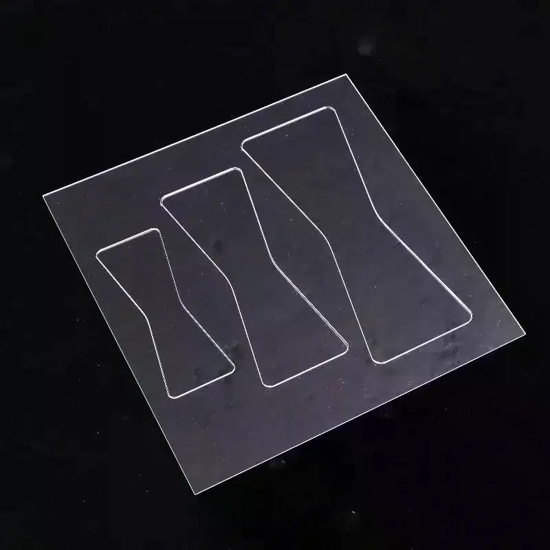 1 комплект шаблонов для фрезерования лука, прозрачные акриловые шаблоны для ПЭТ для деревообрабатывающего фрезерного станка, шаблоны, инструменты