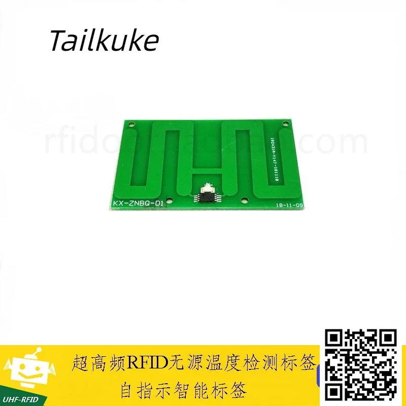 Chip Em4325 Protocolo 6c 6d Protocolo Uhf Rfid Sensor de Temperatura Etiqueta Indicadora de Flash