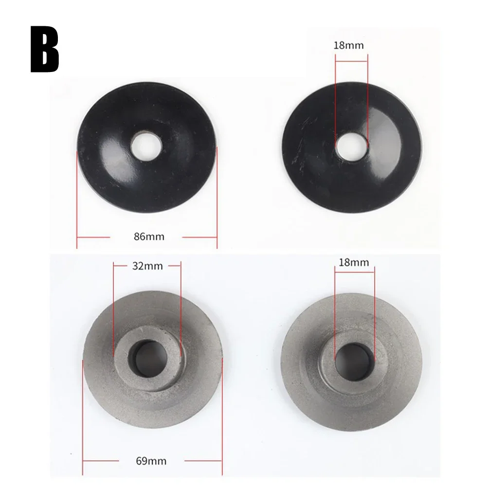 Achieve Smooth and Precise Grinding Results with this Bench Grinder Replacement Pad Washer Metal Plastic Backing Plate 1 Set