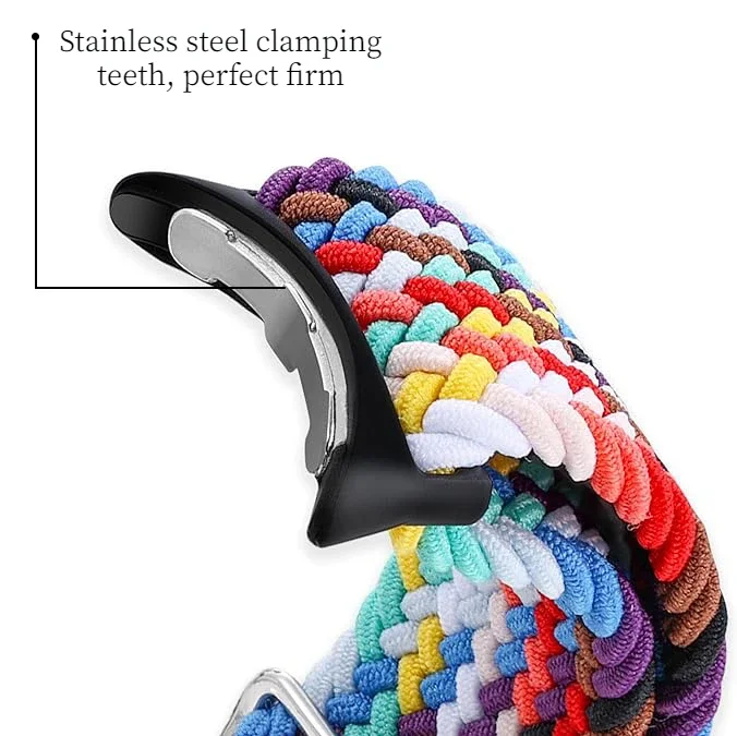 حزام حلقة مغناطيسي مضفر لساعة Google Pixel 2 سوار معصم بديل من النايلون سوار Correa Pixel Watch 2 ملحقات #6