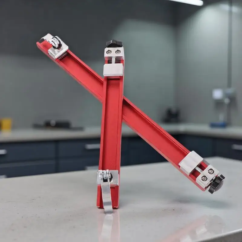 Fijn vervaardigde verstelbare cirkelzaagbaangeleider, bodemplaat van aluminiumlegering Onderdelen voor houtbewerkingsgereedschap.