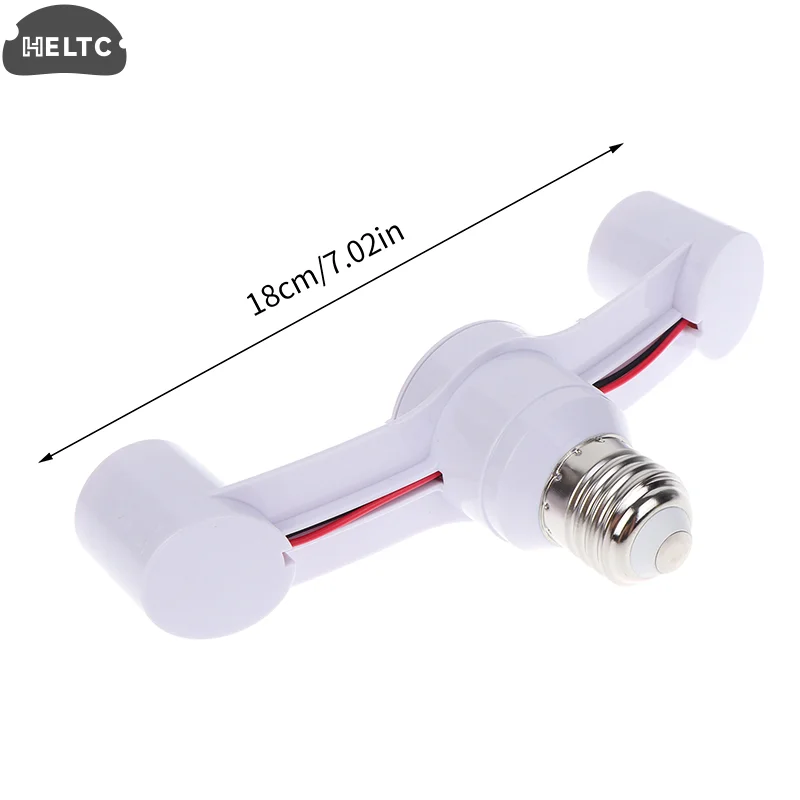 1Pc/2Pcs E27 To 2E27 Conversion Lamp Holder 85 285V Lamp Head Adapter For Home Hotel Lighting Base Accessories