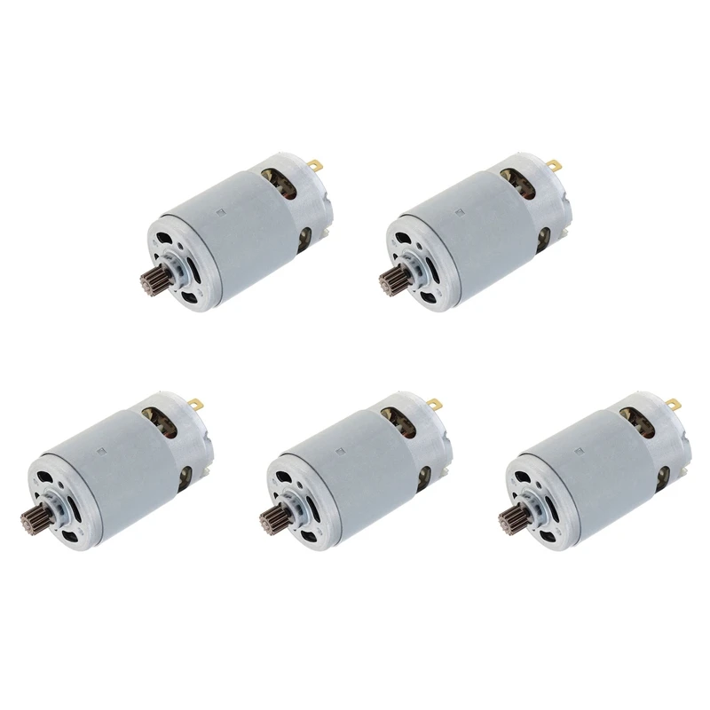 5X 21V RS550 Motor Brushed Motor 14 Teeth Suitable For 4/6 Inch Cordless Mini Logging Saw Chainsaw Tool Accessories