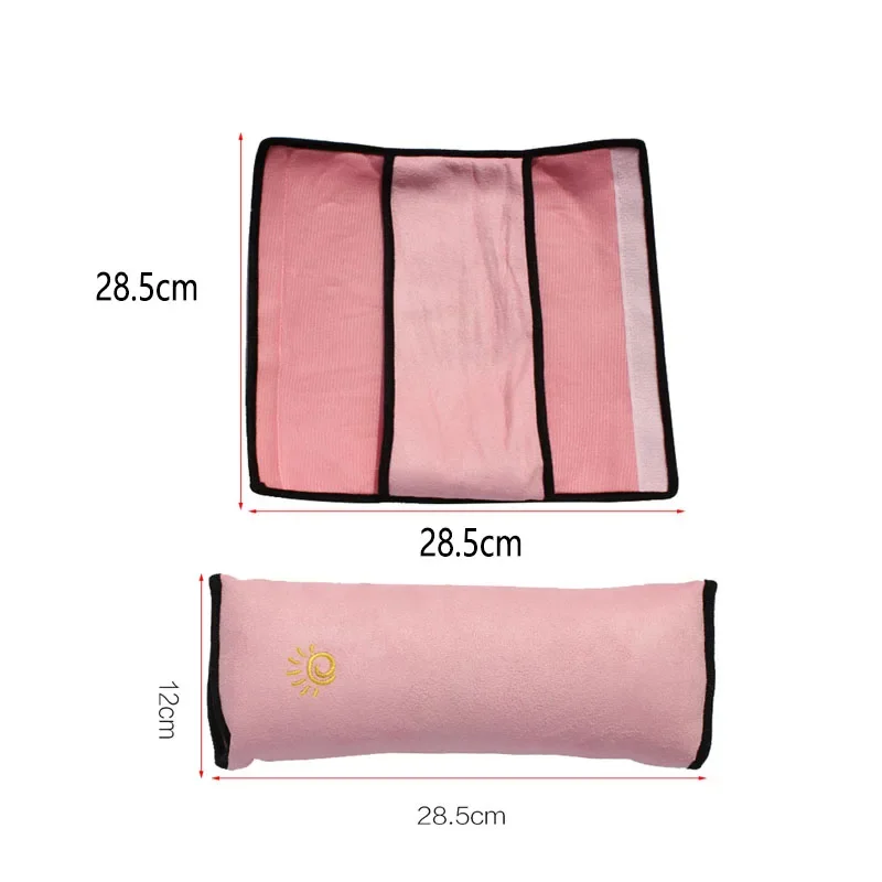 Baby Car Pillow – Kids Safety Seat Shoulder Cushion & Belt Support Pillow for Toddlers, Comfortable Head & Harness Protector