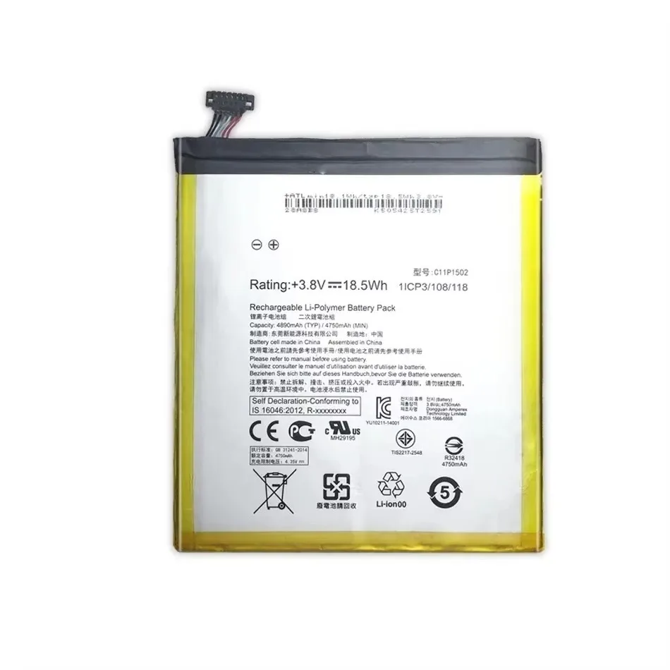 New C11P1502 4890Mah Battery For ASUS Zenpad 10 Zenpad10 Z300CG Z300CL P01T Z300M Z300C P023 10.1 Batteria + Tools