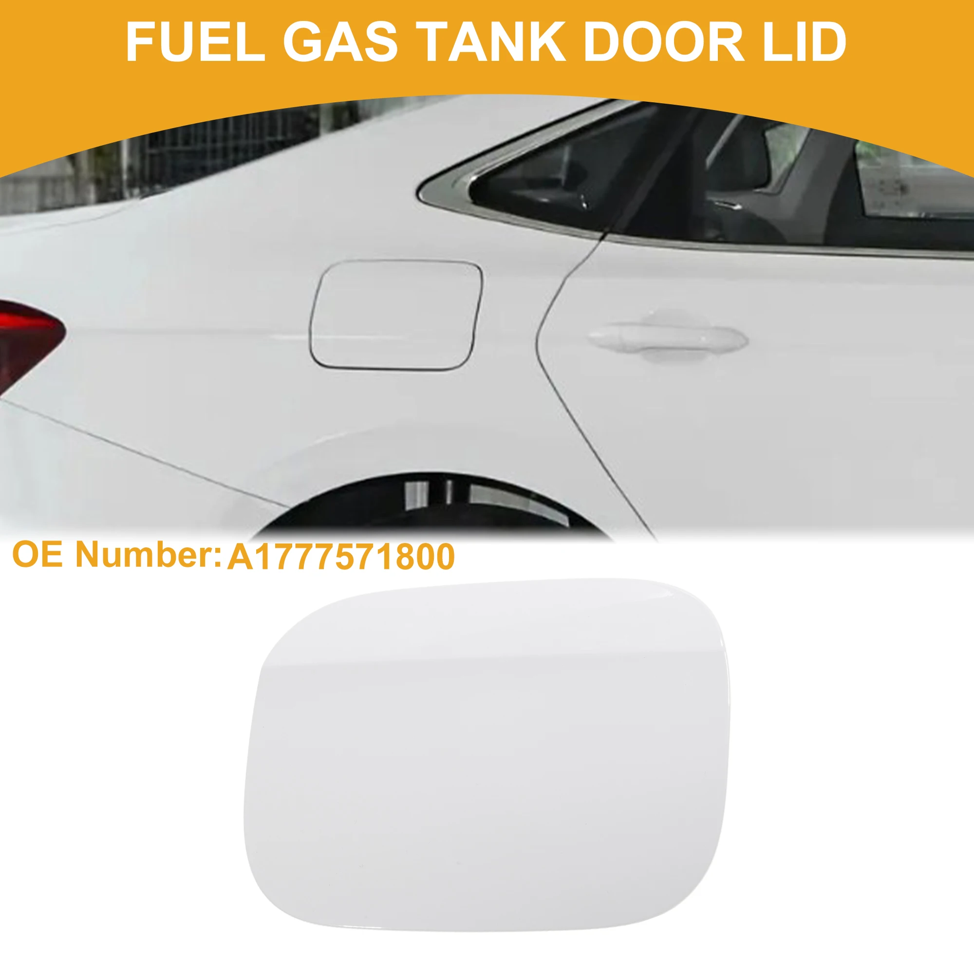 

UXCELL Крышка дверцы топливного бака для Mercedes-Benz A180 19-21 Тип зажима No A1777571800 Белый