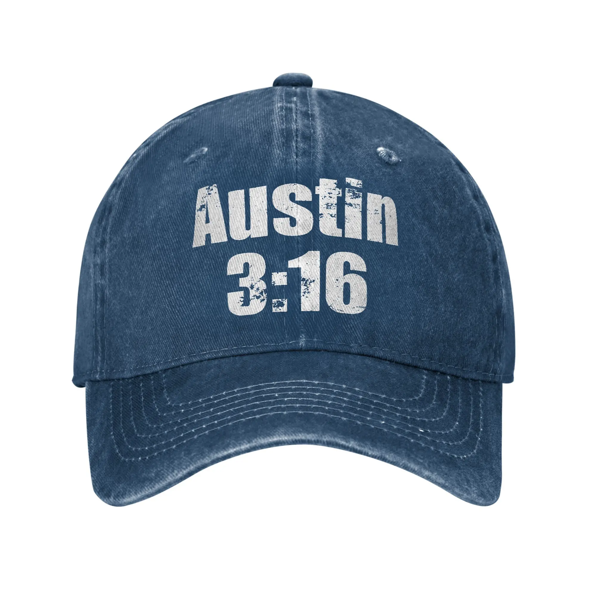 3-16 Stones Colds Steve Austin Wrestling Wrestler Print Caps Men