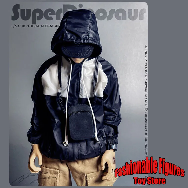 1/6 uomini Solider cappotto pantaloni Trend Street Wear Jogger Cargo Multi Pocket Hip-Hop tuta accessorio per 12 \