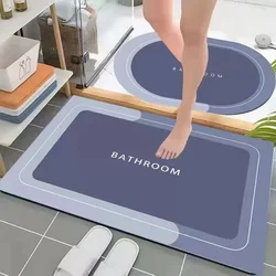 Bath Mat Super Absorbent Non Slip Bath Bathroom Rug Quick Drying Bath Shower Rug Kitchen Entrance Door Mats Home Floor Mat