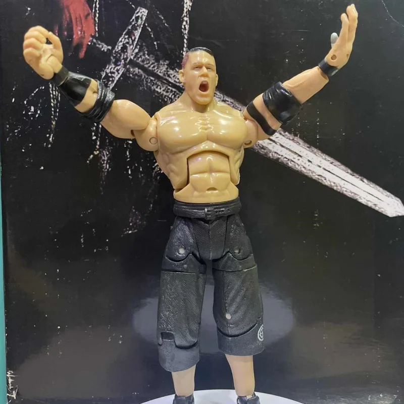 Ensemble de figurines d'action WWE de lutte-John Cena le Undertaker Rey Mysterio, modèles de statues en PVC, jouets à collectionner pour garçons