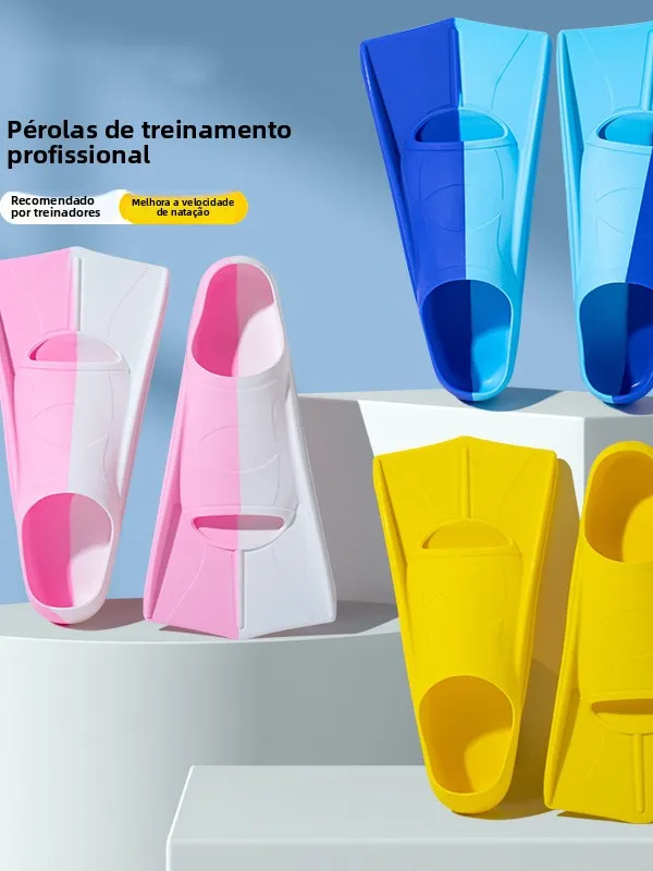 palmes-de-natation-professionnelles-en-silicone-pour-adultes-et-enfants-equipement-de-plongee-pour-l'entrainement-et-le-fitness