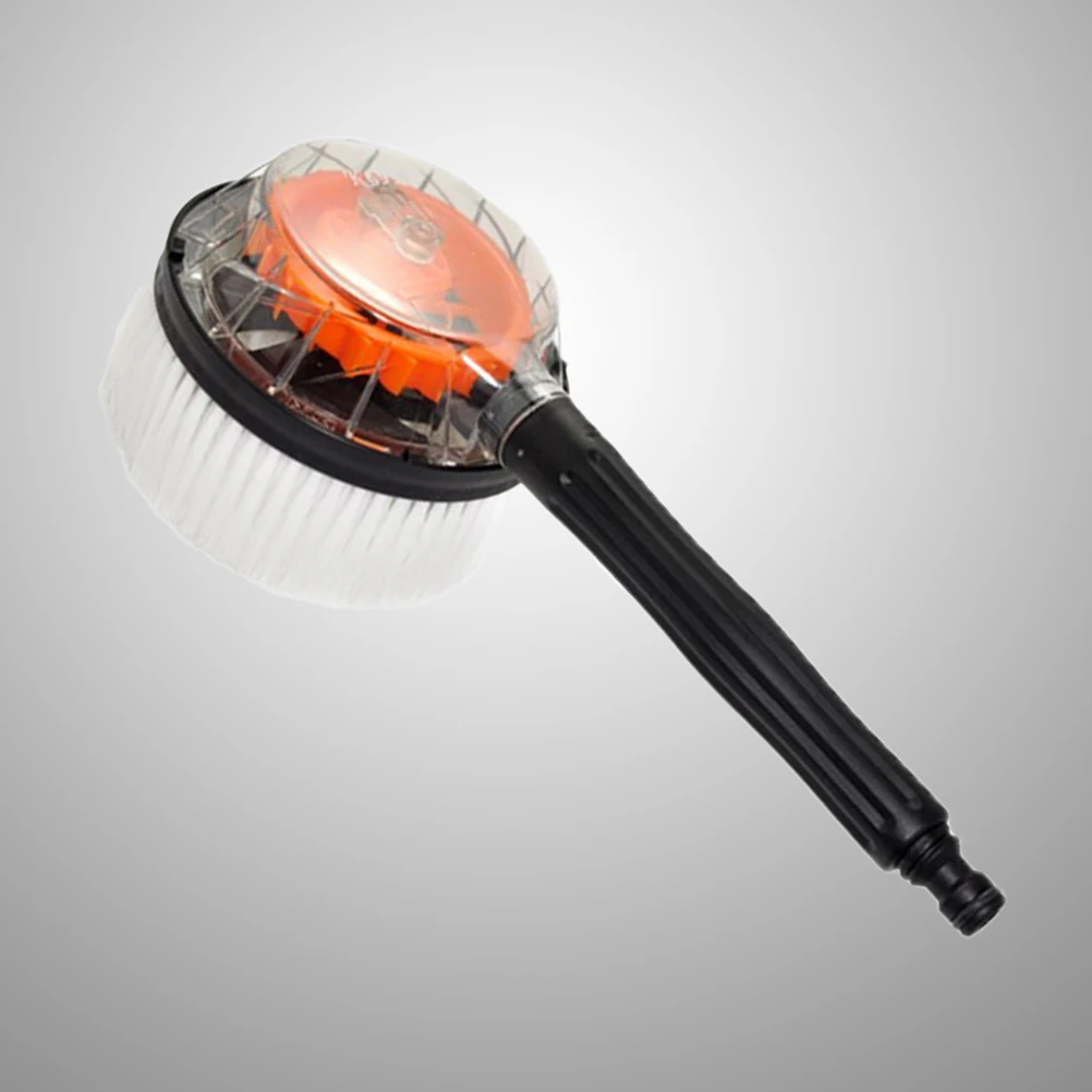 

Rotating Car-washing Brush High Pressure Automatic Car-cleaning Brush Black ABS Plastic Durable Soft Filament Spin