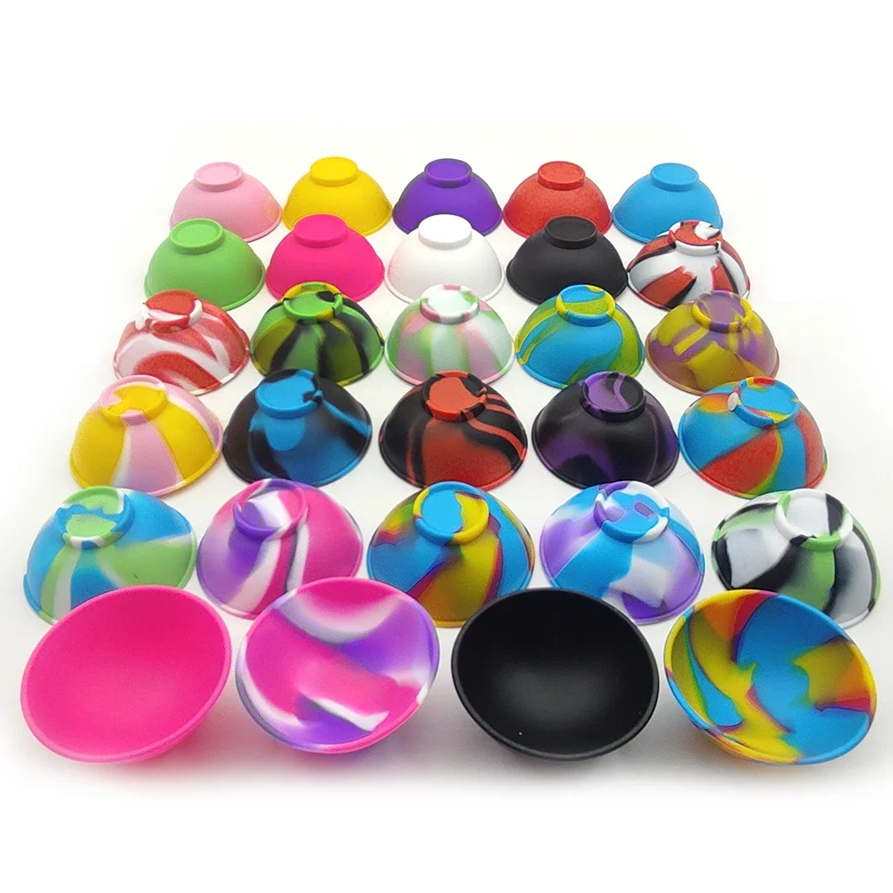 10Pcs Silicone Bowl 67mm Kitchen Mini Bowl Storage Box Container Jar Tobacco Herb Smoking Accessories Smoke Tool For Grinder