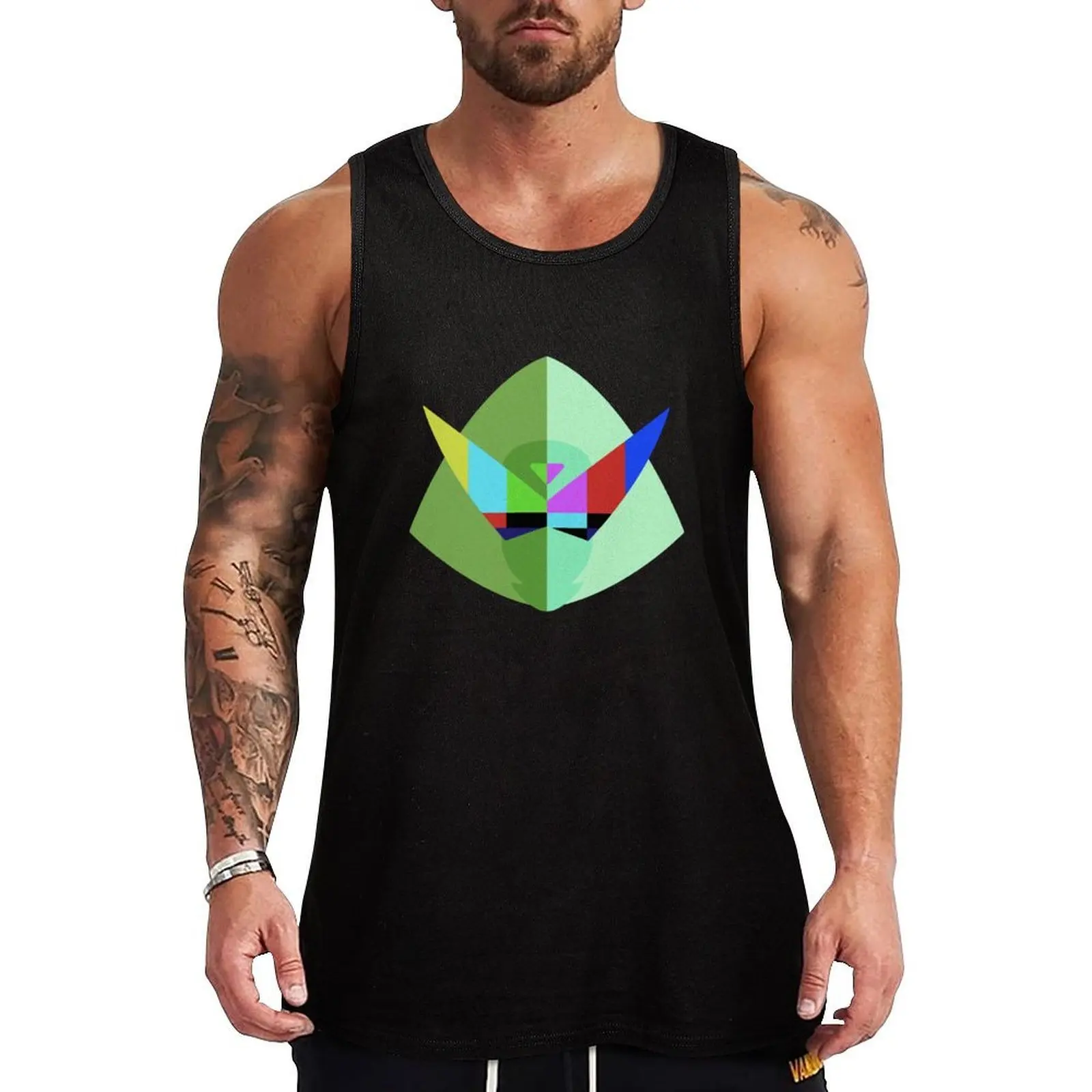 Camiseta sin mangas Peridot v-2, camiseta básica, suave, transpirable, informal, para uso diario