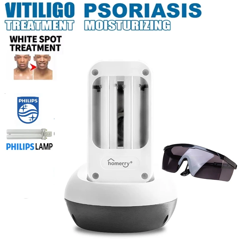 Sigma Company Vitiligo Phototherapy Device Narrow Spectrum UVB Home White Spot UV Psoriasis Treatment Device Non 311